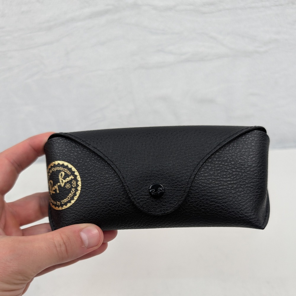 Ray-Ban Sunglasses Case Unisex OS Black Protective Accessory Luxottica Only